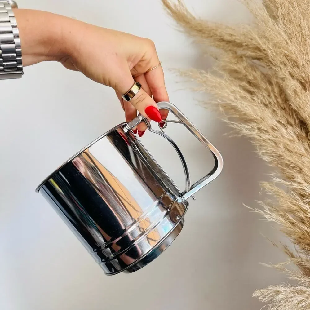 TARGET Stainless Steel Silver Flour Sugar Baking Sifter Kitchen Bake Ware Gadget